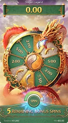 ทำความเข้าใจหน้าจอโบนัส Dragon Legend